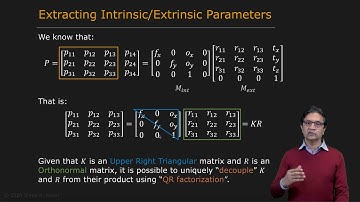 Intrinsic and Extrinsic Matrices | Camera Calibration