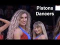 Detroit Pistons Dancers - NBA Dancers - 3/7/2020 dance performance - Pistons vs Bucks