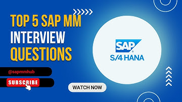 Top 5 SAP MM Interview Questions & Expert Answers - 2025 Guide