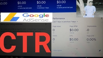 How To Check CTR in Google Adsense ||Non skip-skippable ads || kia Hota Hai ||CTR Kaise Dekhe