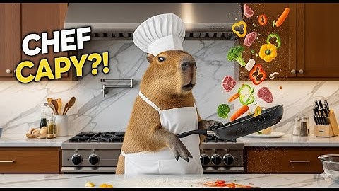 Capybara the Master Chef?! 👨‍🍳🦫