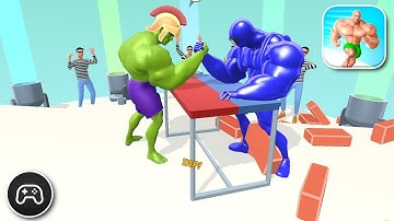 Muscle Rush: Smash Run - Gameplay Walkthrough Part 28 - Action Game Levels 155-159 (iOS, Android)