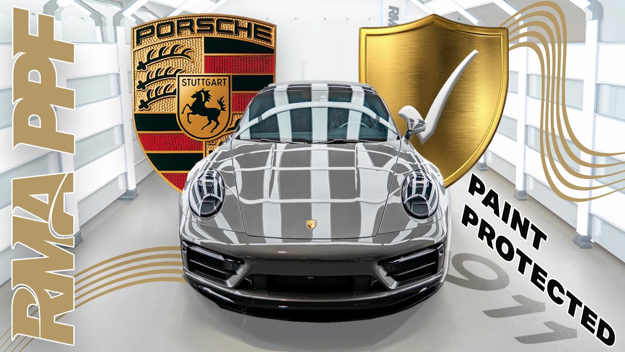 Porsche 911 Carrera Grey | Paint Pretection Film Installation Dubai 