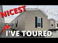 NICEST SINGLE WIDE I'VE TOURED! Wait until you see the KITCHEN on this mobile home! Home Tour