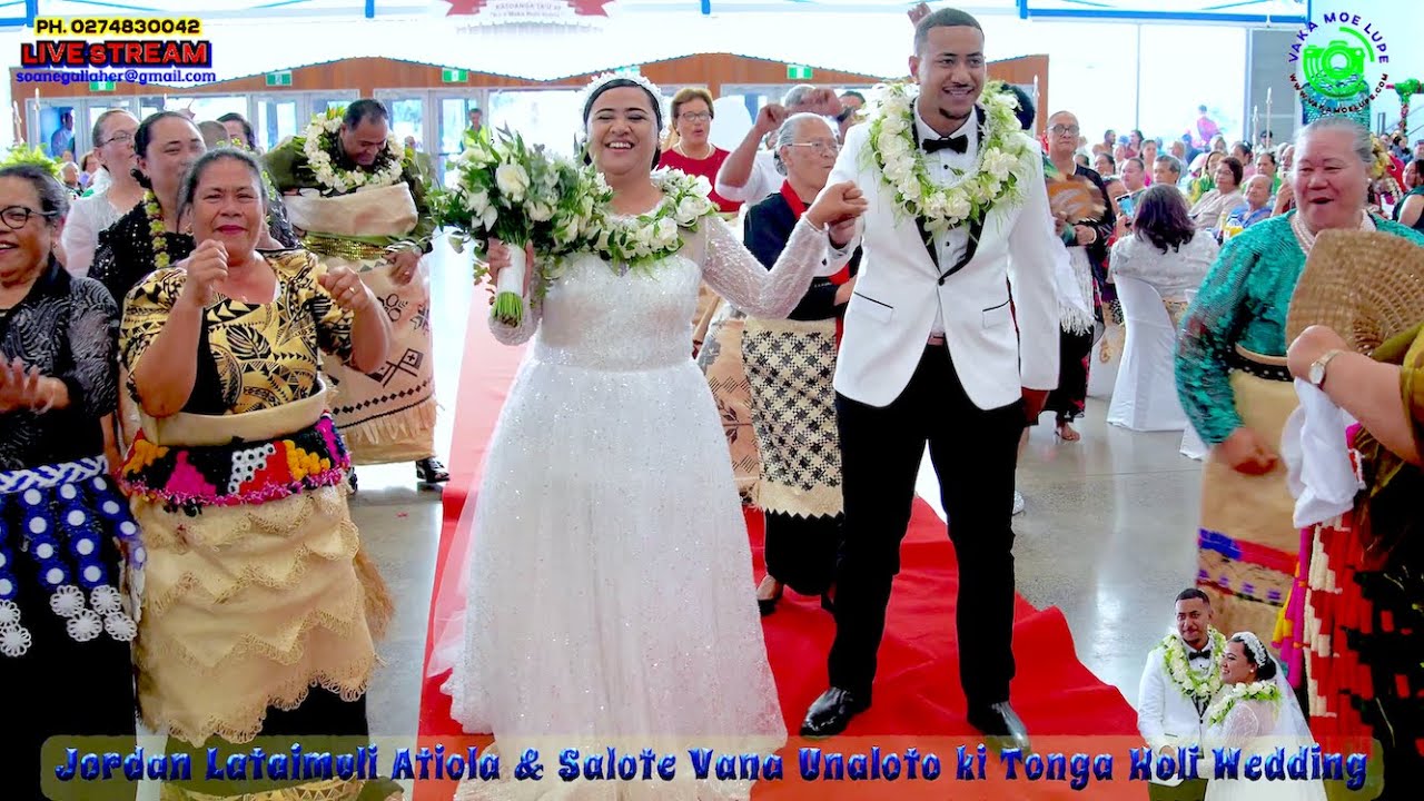 Jordan Lataimuli Atiola & Salote Vana ‘Unaloto ki Tonga Holi Wedding