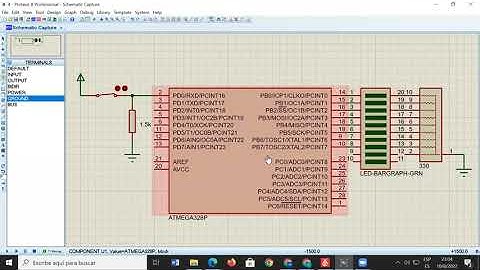 20 ATMEGA 328p Control de LEDs con interruptor salto condicional