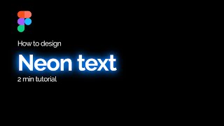 Neon text in Figma screenshot 3