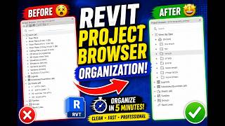 How to Organize the Revit Project Browser Like a PRO (Step-by-Step for Beginners)
