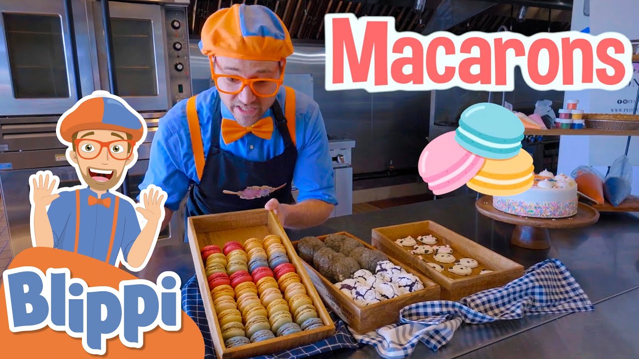 Blippi Bakes Cakes At A Bakery! | Learn About Baking For Kids ...