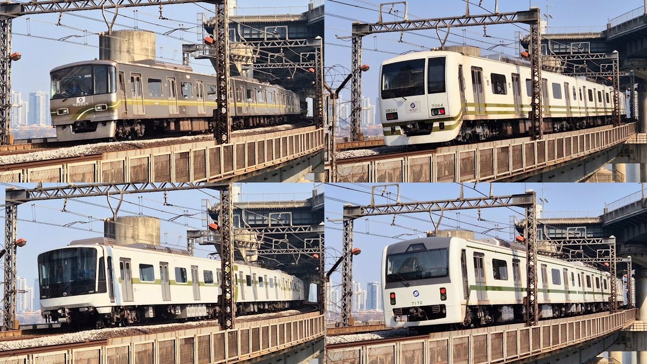 [4K] 서울7호선 청담대교 열차영상