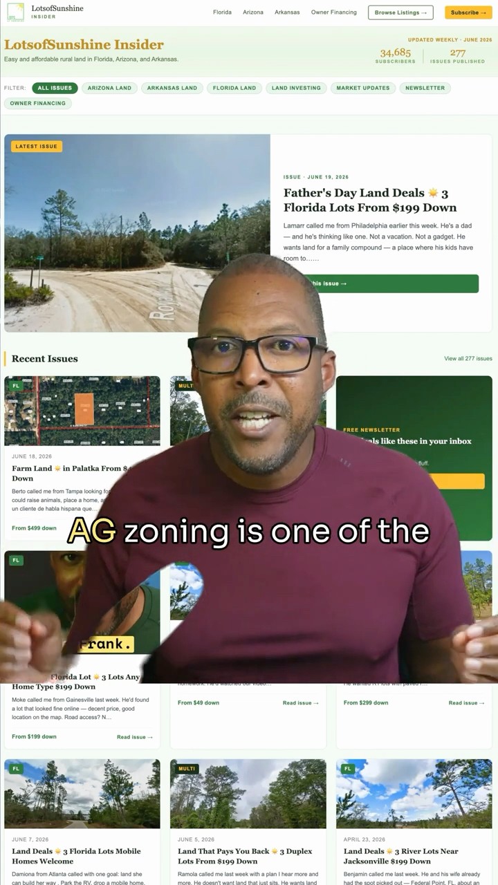 Florida Land ☀️ Half an Acre From $199 Down