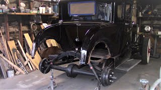 Ford Model "A" collision damage repair. Part 2. More bad news.