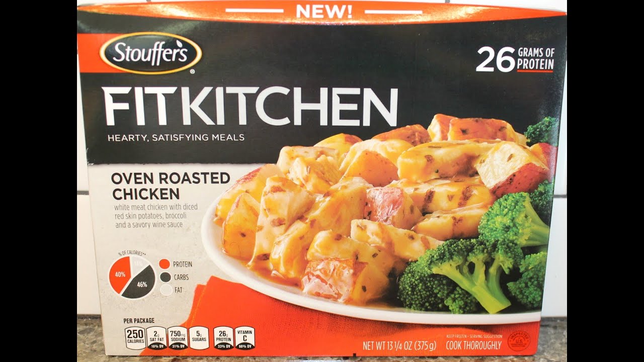 Stouffers FIT KITCHEN Oven Roasted Chicken Review YouTube