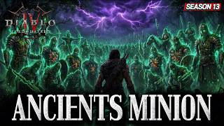 [S13] Diablo 4 | ANCIENTS MINION BARBARIAN | Pit 130 &amp; Mephisto(12) | Barbarian build