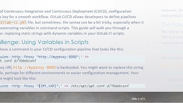 How to Concatenate Variables in GitLab CI/CD Command Scripts