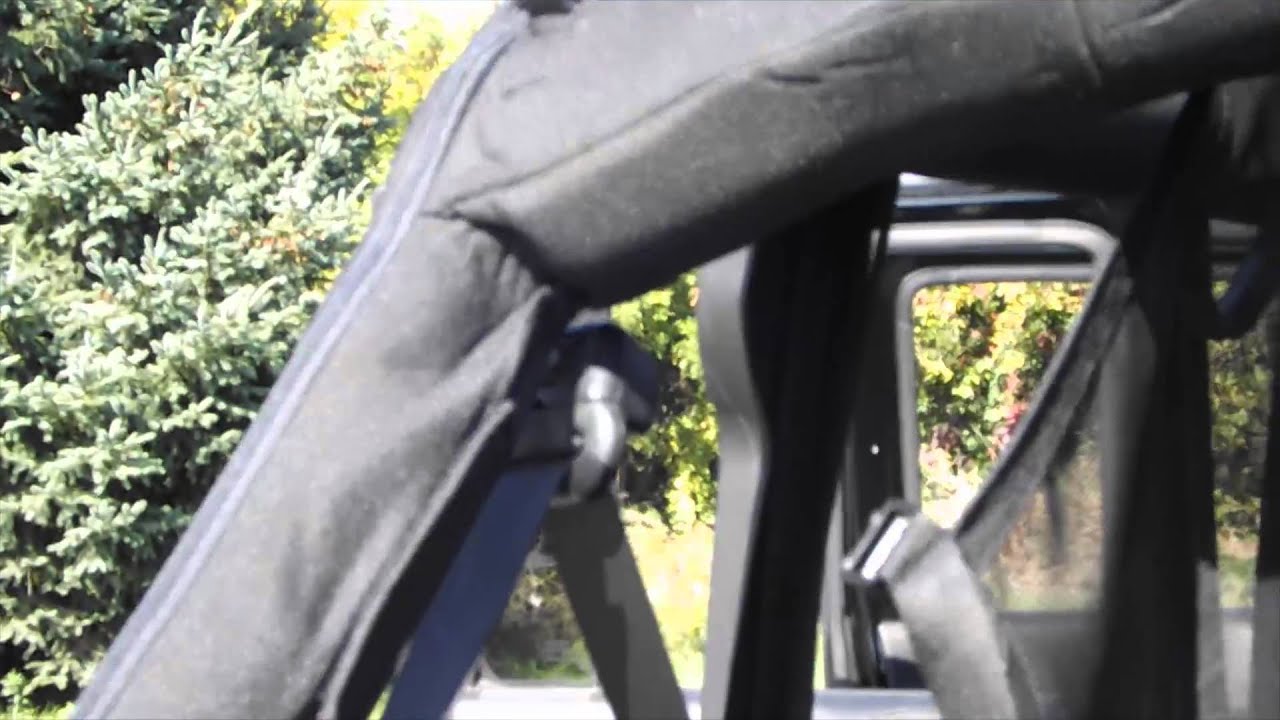 Jeep JK Unlimited Pet/Cargo Screen Divider - YouTube