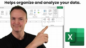 How to Group by Rows and Columns in Excel