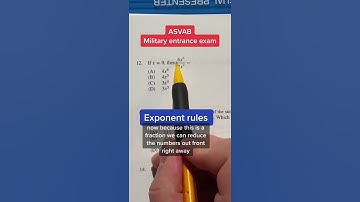 ASVAB AFQT Math Knowledge answer 12