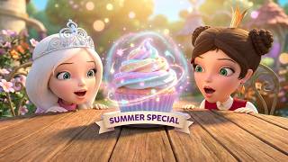 Little Tiaras 👑 Magical Summer Garden Party ✨☀️🌸 Cartoons for kids