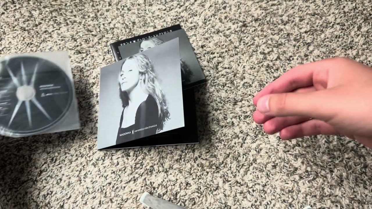 Madonna Veronica Electronica Japan CD unboxing