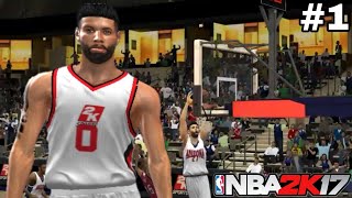 NBA 2K17 Mobile MyCareer EP #1 - My 1st Freshman Year DEBUT!!🔥🔥