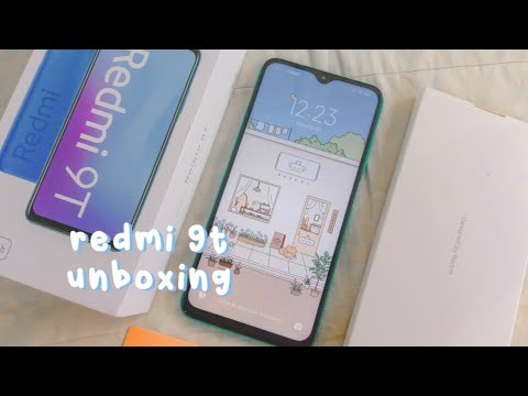 Xiaomi Redmi 9T Unboxing + First Boot Up (Ocean Green) - YouTube