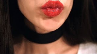 💋 ASMR Up-Close Kisses, Lipstick Application, Lip Smacking 👀 ♥ [RECOVERED VIDEO]