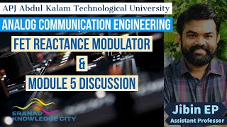 FET Reactance Modulator & Discussion Module 5