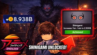 I FINALLY UNLOCKED SHINIGAMI CLASS | Anime Fighting Simulator: Endless  screenshot 2