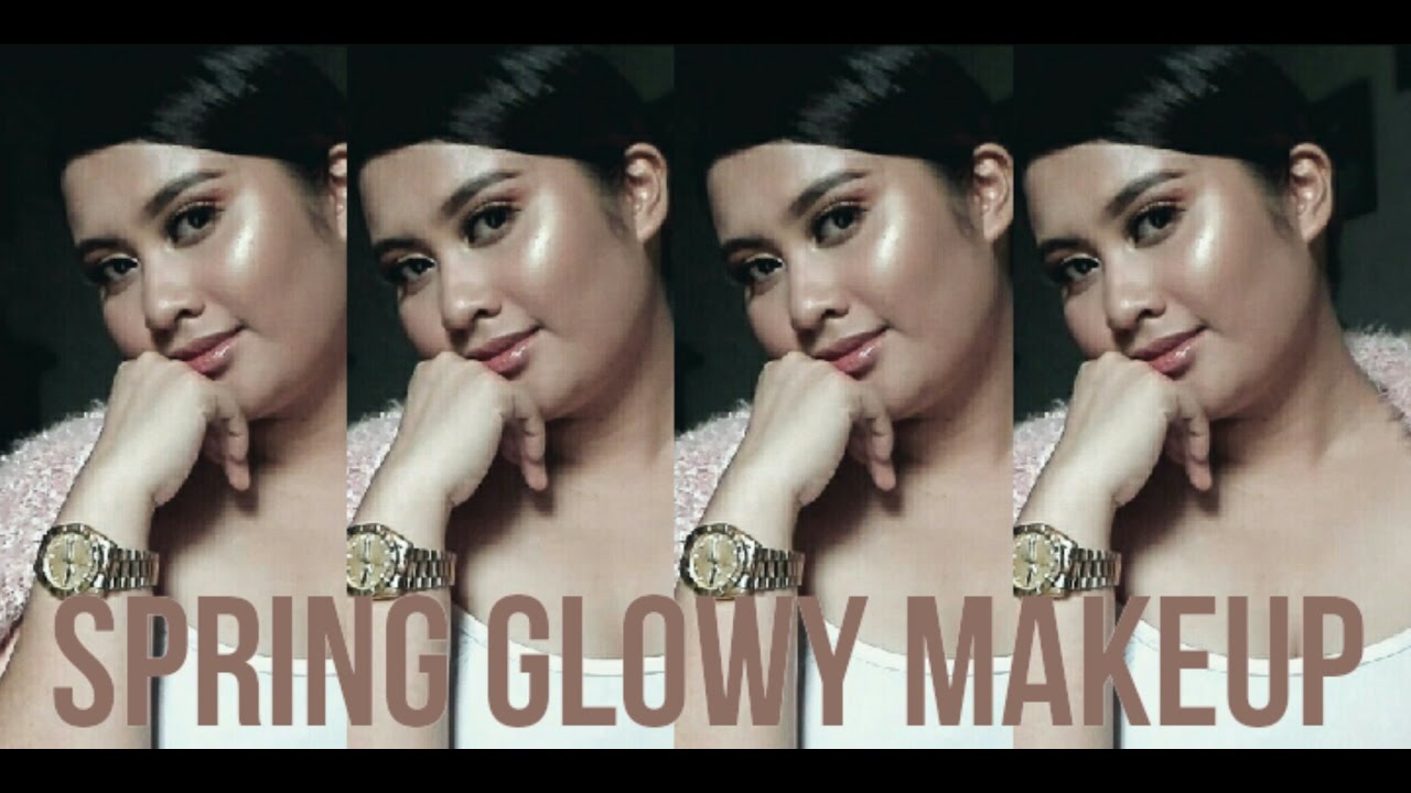 SPRING GLOWY MAKEUP TUTORIAL 2017 ✨