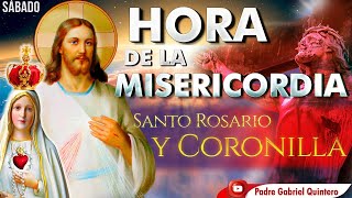 🌹HORA DELA MISERICORDIA Coronilla ala Misericordia y Santo Rosario de hoy sábado 11 de mayo de 2024