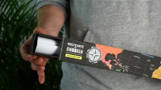 Goldene Rubbelweltkarte - Dein Ganz Persönliches Reisetagebuch - Rubbel Dir Die Welt Bunt