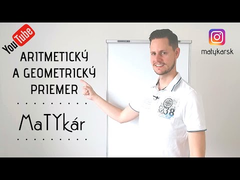 ARITMETICKÝ a GEOMETRICKÝ priemer