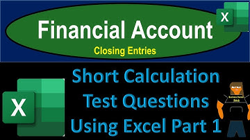 Test questions part 1 Closing entries 400.10