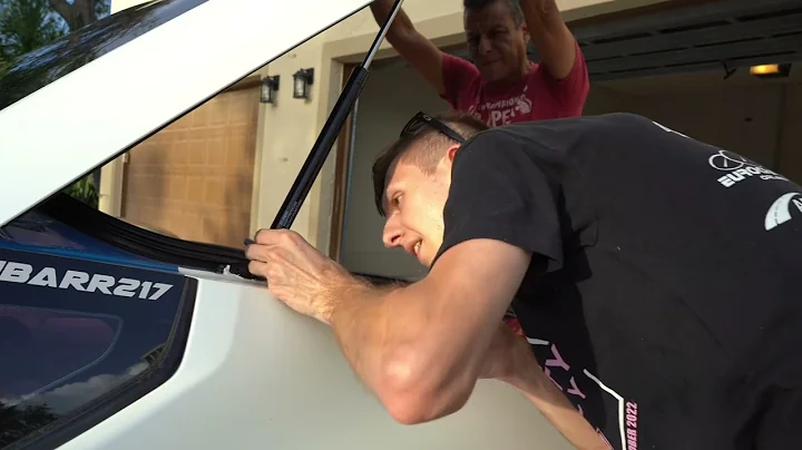 370 z hatch strut install