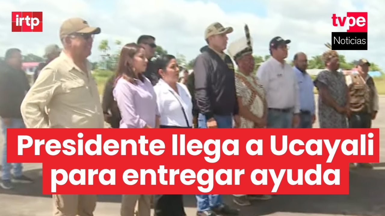 Ucayali: presidente Jerí llega a Purús con donativos para poblaciones afectadas por fuertes lluvias