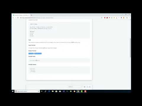 HackerRank Practice Python 100 Shape  And Reshape