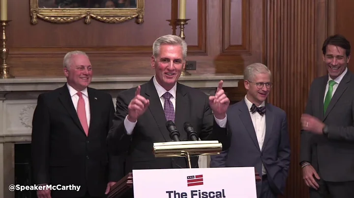 House Republicans celebrate the passage of the largest spending cut in American history