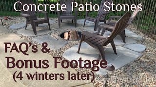 DIY Concrete Stepping Stones FAQ&#39;s &amp; Bonus Material