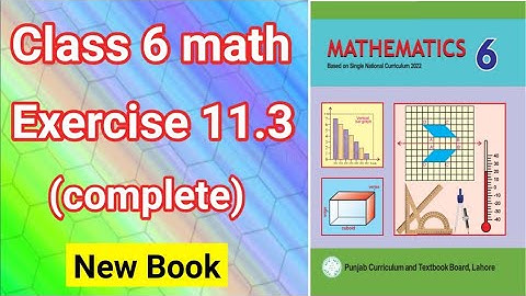 Class 6 Maths Exercise 11.3 | Class 6 Maths Chapter 11 Exercise 11.3 | Exercise 11.3 Class 6