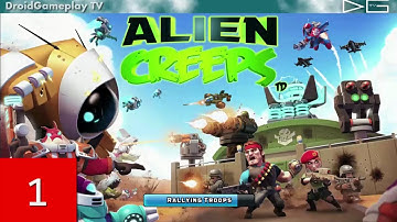 Alien Creeps TD - Thrilling game modes Android Gameplay #1
