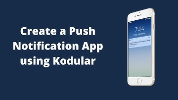 How to create a Push Notification App using Kodular [ Push Notification App ]