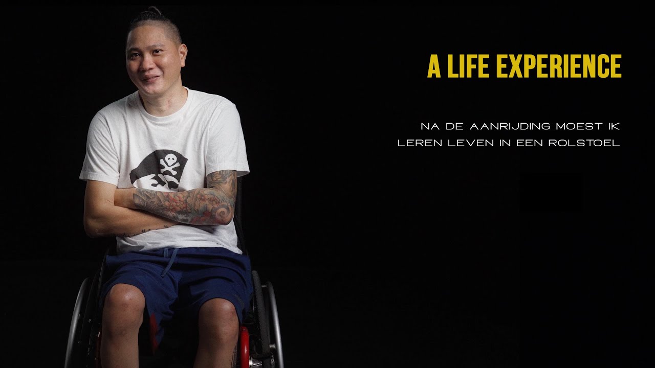 Na de aanrijding moest ik leren leven in een rolstoel - A Life Experience - Tony Zhang