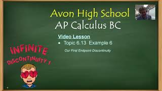 Avon High School - AP Calculus BC - Topic 6.13 - Example 6