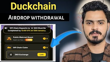 duckchain airdrop withdrawal in okx exchange compelet tutorial #duckchain #airdrop
