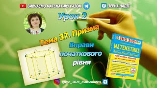 картинка: Тема 37. Призма. Тестовий рівень