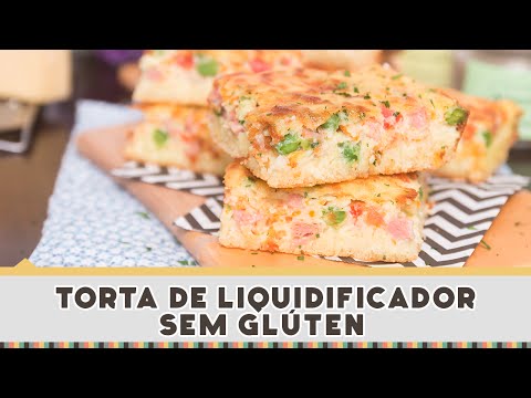 TORTA DE LIQUIDIFICADOR FÁCIL SEM GLÚTEN - Receitas de Minuto #252