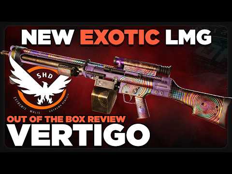 NEW Exotic LMG ~ Vertigo ~ Out of the Box Review | Red Moon Exotics | The Division 2