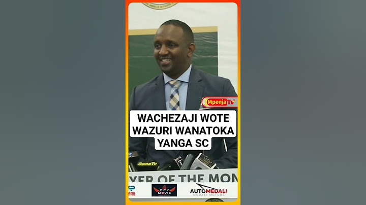 WACHEZAJI WOTE WAZURI WANATOKA YANGA KWA MUJIBU WA ENG. HERSI SAIDI RAIS WA YANGA #football #news