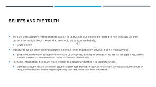Introduction to Critical Thinking